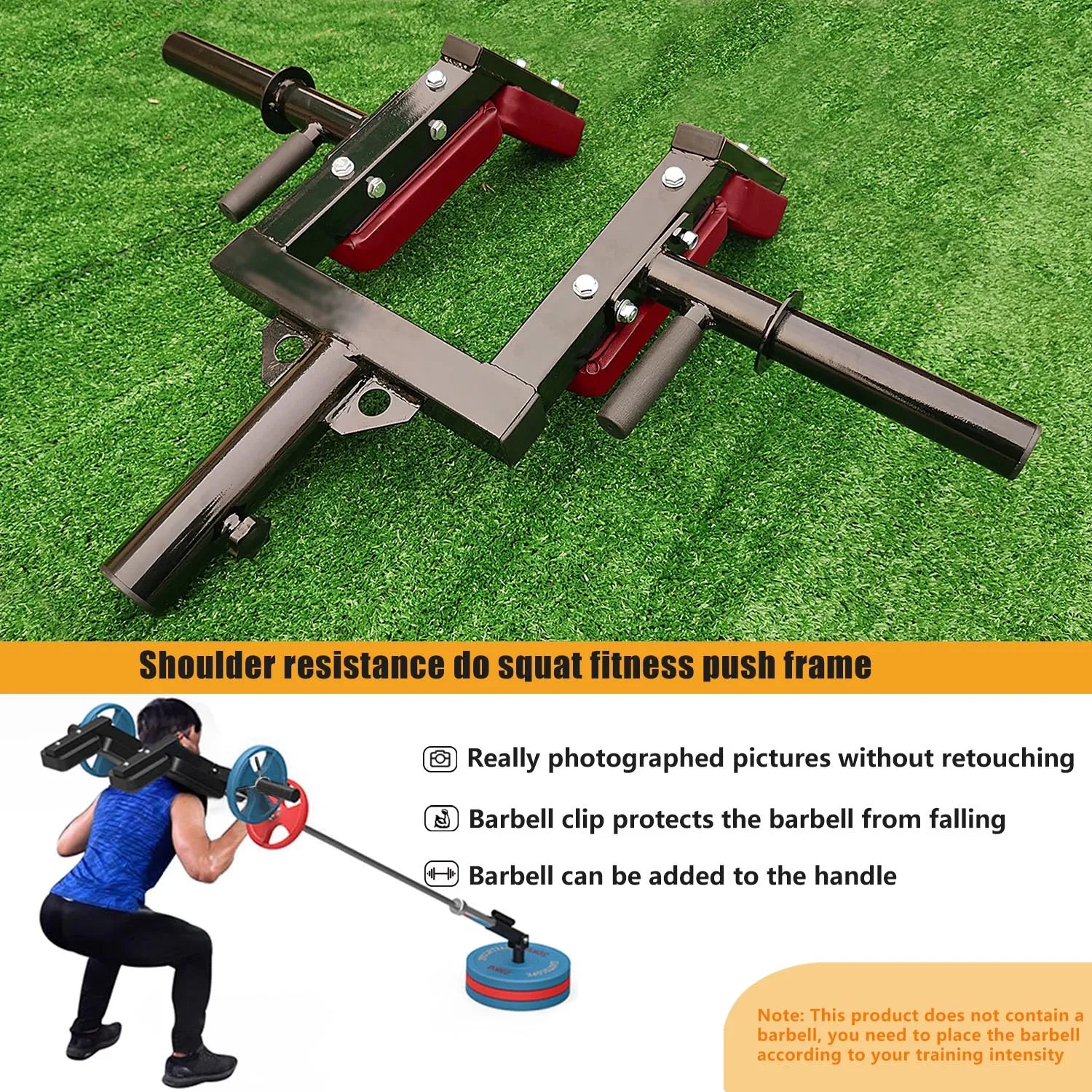 Viking Press Landmine Handle for 2-Inch Barbell, T-Bar Row Attachment Core Strength Training Accessories, Shoulder Press