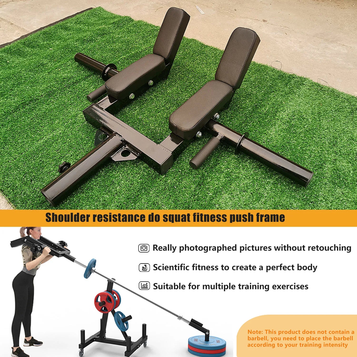 Viking Press Landmine Handle for 2-Inch Barbell, T-Bar Row Attachment Core Strength Training Accessories, Shoulder Press