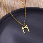 Viking Rune Necklace for Women Norse Runic Letter Pendant Necklaces Minimalist Nordic Stainless Steel Jewelry Christmas Gift
