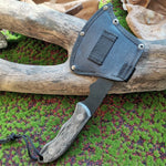 Multi-functional Tactical Axe with Nylon Cover - Durable Handaxe for Camping, Hiking and Survival - Corrosion 7CR13 Steel Blade