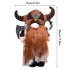 Nordic Viking Gnomes Durable And Reusable Resin Tabletop Statue Decor Plush Gnome Doll Decoration For Fireplace Christmas Tree