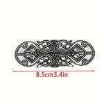 4PCS Viking Vintage Rectangular Hairclip, Retro Hair Clip, Celtic Knot Protection, Hair Clip, Hair Barrettes, Jewelry Charm Gift