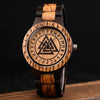 Valknut Quartz Wooden Watch