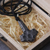 Never Fade man gray thor's hammer mjolnir necklace viking scandinavian norse viking necklace Men Stainless Steel gift with box