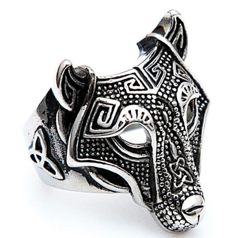 Fenrir Wolf Viking Ring