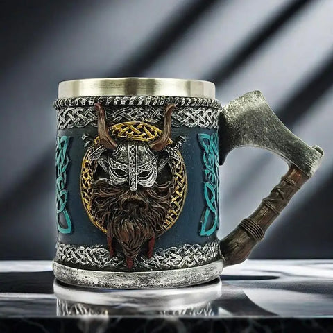 450ml Drinking Gothic Coffee Cup Viking Style Beer Mug Bar Drinking Coffee Cup Large Barrel Beer Mug Gothic Beer Mug Tea Mug