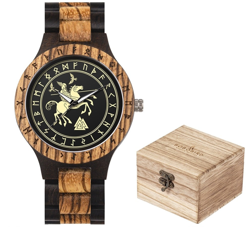 Wooden Viking Watch - Viking Warriors