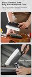 SHANGDAO 7"Deba Knife, Hand Forged Cleaver Butcher Knife for Meat Cutting, Japanese Kitchen Viking Knife with Sheath