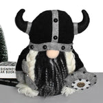 Viking Gnomes Durable And Reusable Resin Tabletop Statue Decor Plush Gnome Doll Decoration For Fireplace Christmas Tree