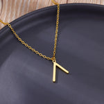 Viking Rune Necklace for Women Norse Runic Letter Pendant Necklaces Minimalist Nordic Stainless Steel Jewelry Christmas Gift
