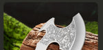 Outdoor camping stainless steel high hardness wolf axe, hiking and logging road axe, jungle road axe, the best gift for men