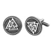 BONISKISS Men's Stainless Steel Cufflinks Nordic Viking Odin Compass Symbol Rune Cufflinks The Best Gift for Father Husband Son