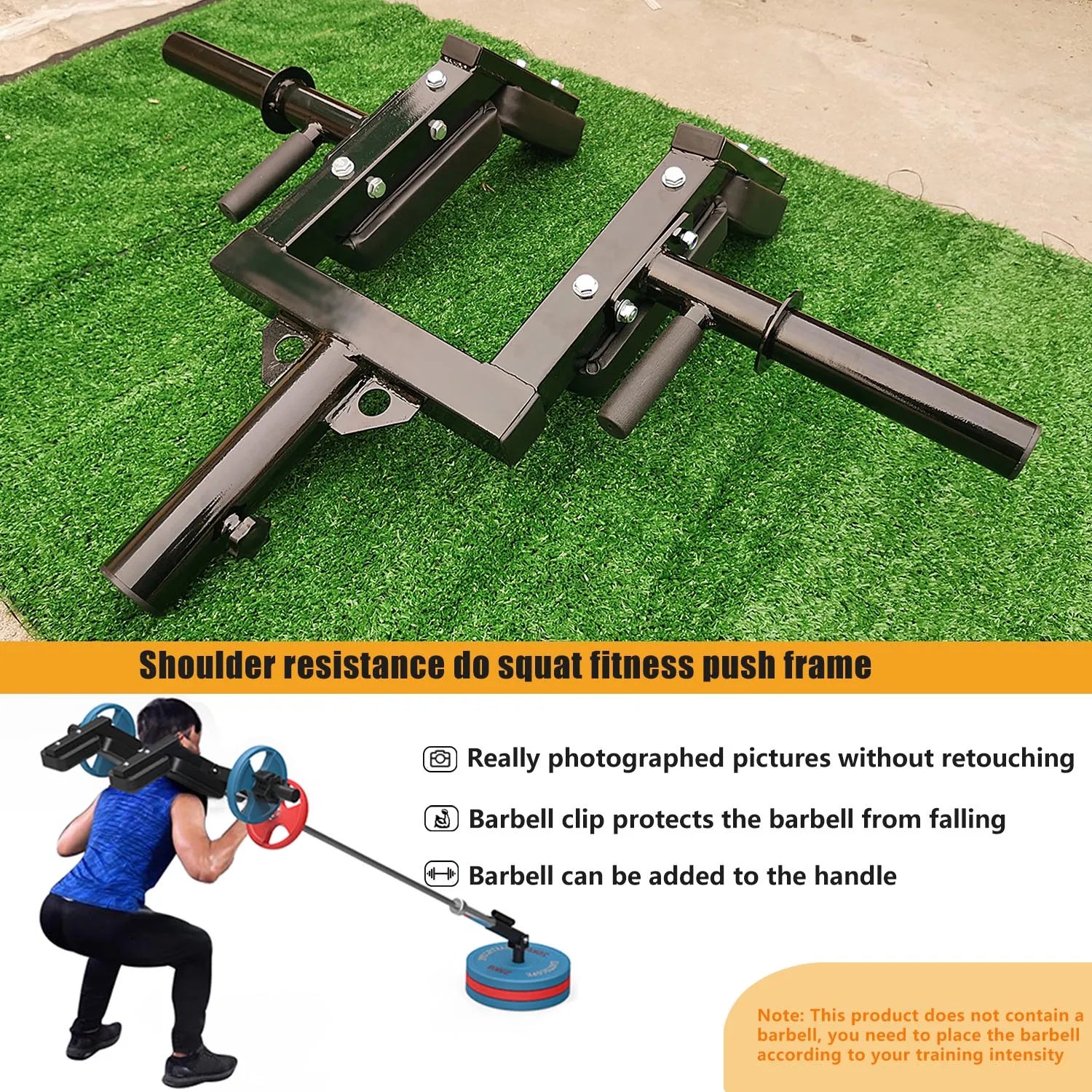 Viking Press Landmine Handle for 2-Inch Barbell, T-Bar Row Attachment Core Strength Training Accessories, Shoulder Press