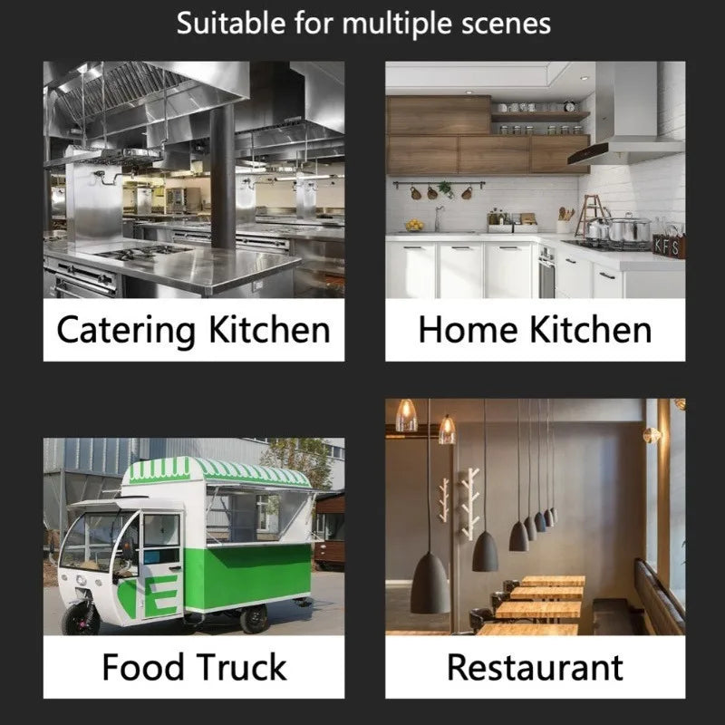 1-7 forged kitchen knife sheath, faucet-shaped handle, suitable for meat and fish