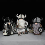 Nordic Viking Gnomes Durable And Reusable Resin Tabletop Statue Decor Plush Gnome Doll Decoration For Fireplace Christmas Tree