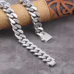 Punk Rock Stainless Steel Biker Mens Bracelet Link Chain Motorcycle Bike Bicycle Chain Bracelets Bangles Jewelry with wood box　