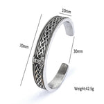 Norse Viking 316L Stainless Steel Thor's Hammer Bracelets For Men Women Paracord Amulet Runes Bangles Jewelry Gifts Wholesale