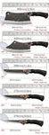 8PCS Professional Kitchen Chef Knife Set Handmade Forged Stainless Steel Chef Knife Butcher Knife Vegetable Utility Boning Fish