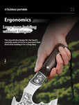 Outdoor camping stainless steel high hardness wolf axe, hiking and logging road axe, jungle road axe, the best gift for men