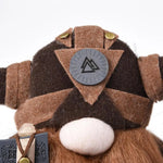 Nordic Viking Gnomes Durable And Reusable Resin Tabletop Statue Decor Plush Gnome Doll Decoration For Fireplace Christmas Tree