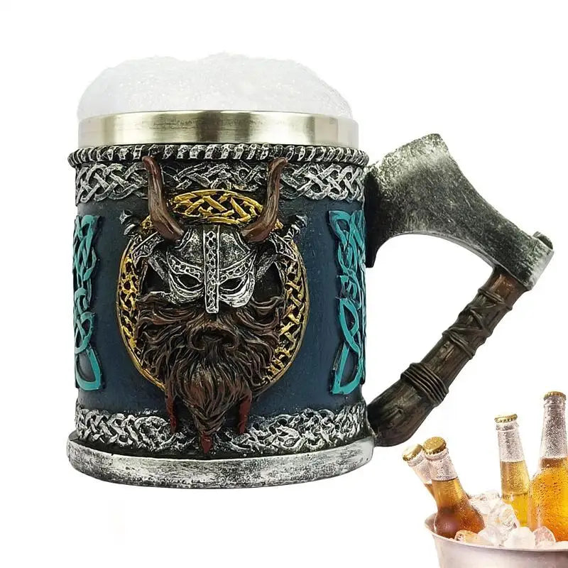 450ml Drinking Gothic Coffee Cup Viking Style Beer Mug Bar Drinking Coffee Cup Large Barrel Beer Mug Gothic Beer Mug Tea Mug