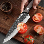 8PCS Professional Kitchen Chef Knife Set Handmade Forged Stainless Steel Chef Knife Butcher Knife Vegetable Utility Boning Fish