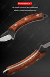 1PC/3PCS Stainless Steel Kitchen Boning Knife Chef Knife Multipurpose Kitchen Tools Wooden Handle Slicing Filleting Peeling
