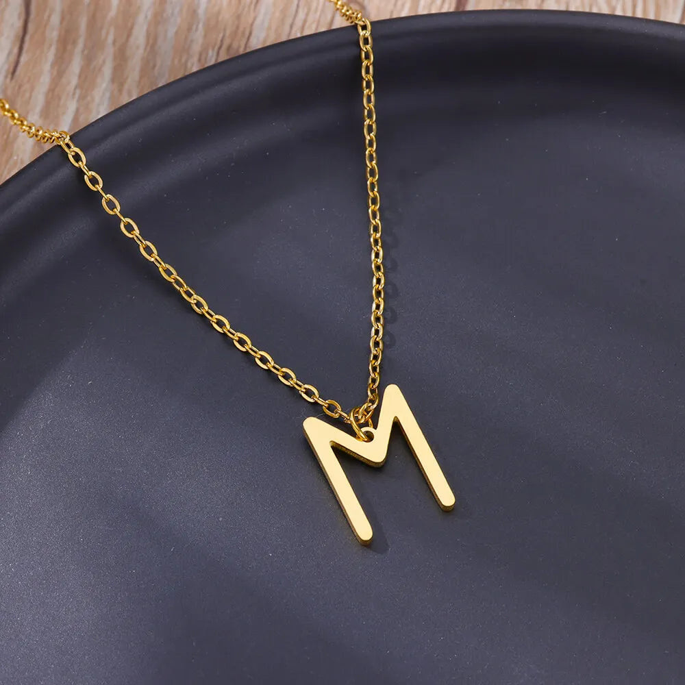 Viking Rune Necklace for Women Norse Runic Letter Pendant Necklaces Minimalist Nordic Stainless Steel Jewelry Christmas Gift