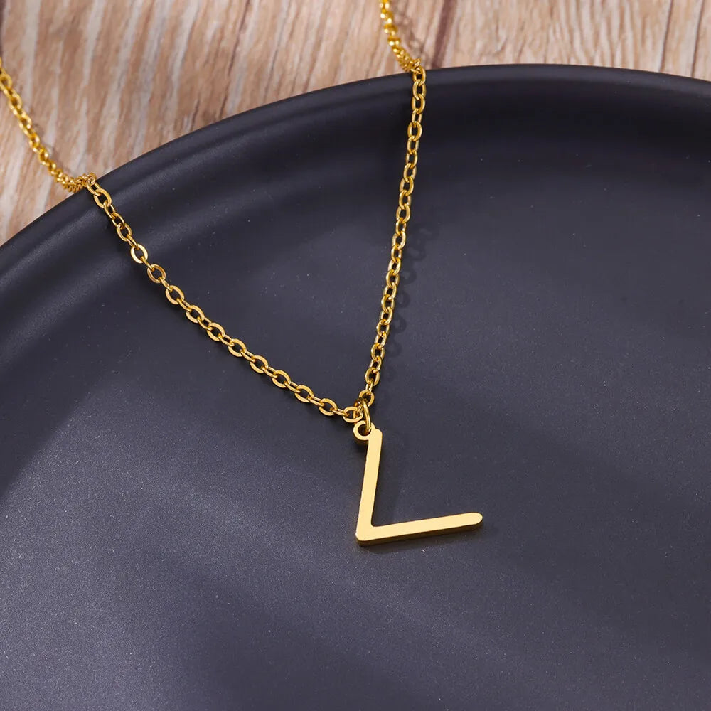 Viking Rune Necklace for Women Norse Runic Letter Pendant Necklaces Minimalist Nordic Stainless Steel Jewelry Christmas Gift