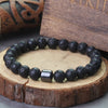 Stainless steel Runes Beads Men Bracelet Viking Rune Bracelet Fashion Charm Beads Bracelet wooden box