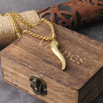 stainless steel Gold plated Cornicello Italian horn necklaces for women chili pepper pendant necklace dainty trendy jewelry 2023