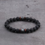 Stainless steel Runes Beads Men Bracelet Viking Rune Bracelet Fashion Charm Beads Bracelet wooden box
