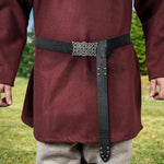 Medieval Vintage Belt Renaissance Viking Belt For Men Faux Leather Embossed Cosplay Belt With Embossed Buckle For Stage Show