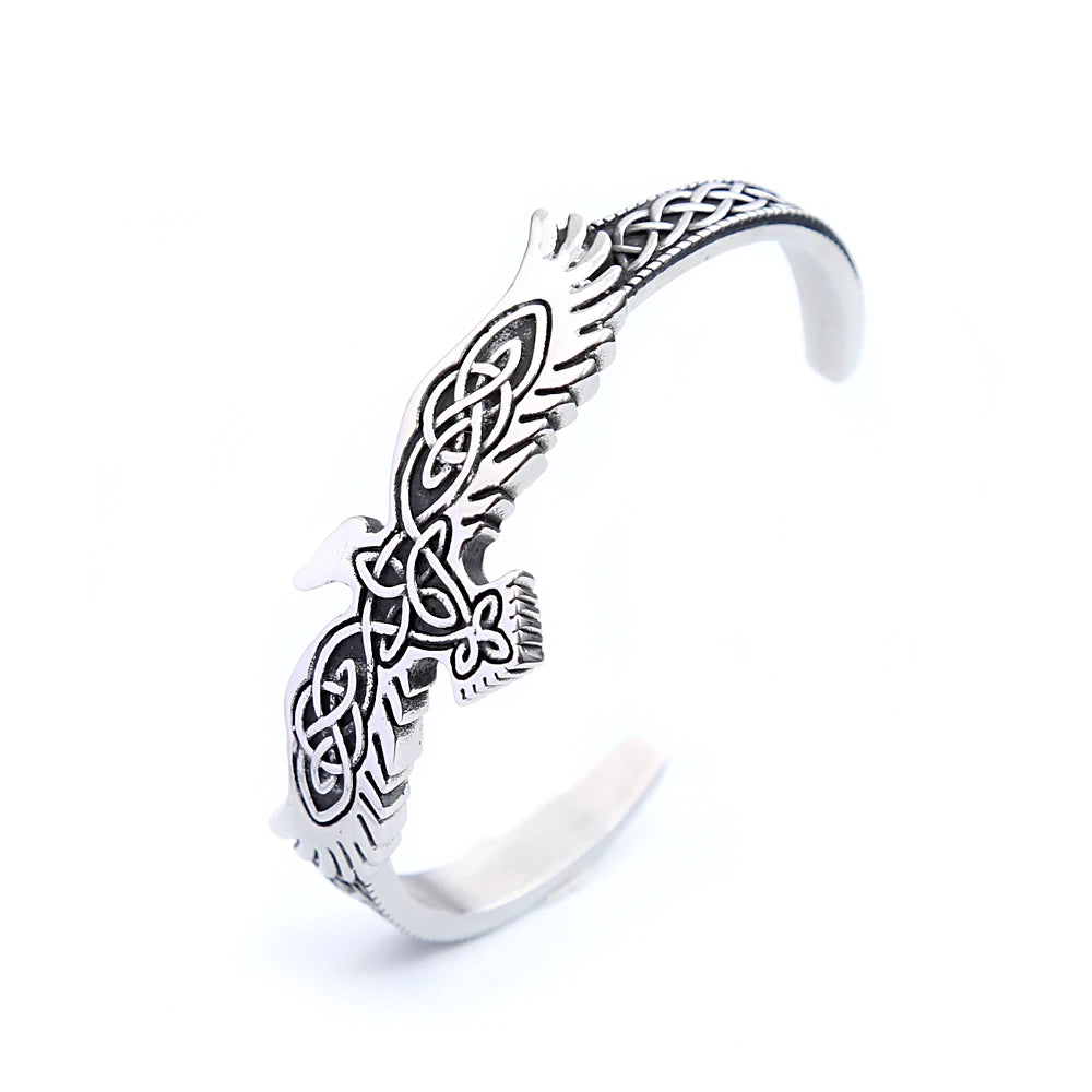 Norse Viking 316L Stainless Steel Thor's Hammer Bracelets For Men Women Paracord Amulet Runes Bangles Jewelry Gifts Wholesale