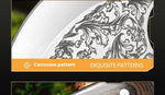 Outdoor camping stainless steel high hardness wolf axe, hiking and logging road axe, jungle road axe, the best gift for men