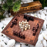 Chess Boards For Adults Tabletop Chess Board War Game Board Game Asymmetric Viking Chess Strategy Games Chess Gifts Party