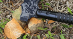 Tactical Folding Survival Axe w/Hammer & Nylon Sheath, Multifunctional Camping Hatchet for Hiking/Hunting/Outdoor Survival Gear