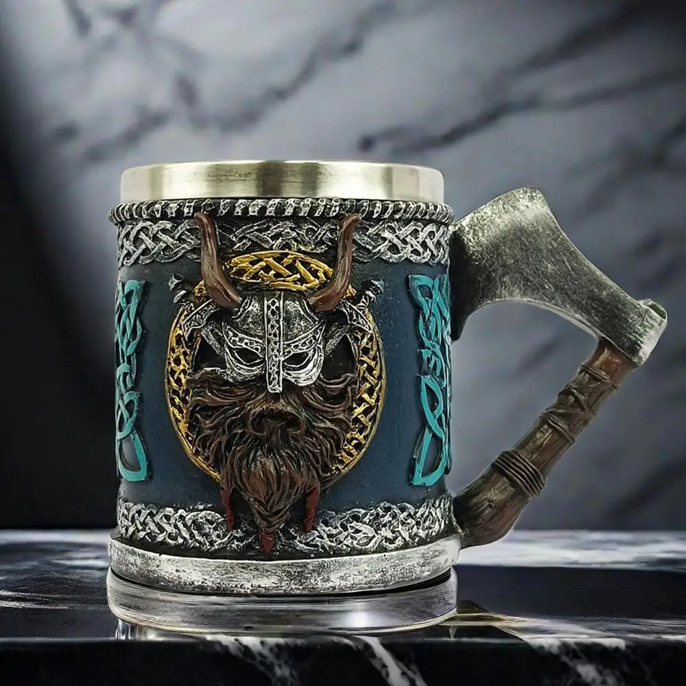 450ml Drinking Gothic Coffee Cup Viking Style Beer Mug Bar Drinking Coffee Cup Large Barrel Beer Mug Gothic Beer Mug Tea Mug