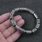 Norse Runes Bracelet Vikingo 13Pcs Runes Beads Vegvisir Compass Amulet Viking Bracelet Slavic Accessorier
