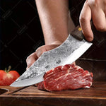 Forged Boning Knife Stainless Steel Professional Kitchen Utility Knife Butcher Chef Meat Fish Vegetable Chopper Santoku Cutting