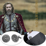 BONISKISS Men's Stainless Steel Cufflinks Nordic Viking Odin Compass Symbol Rune Cufflinks The Best Gift for Father Husband Son