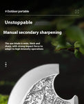 Outdoor camping stainless steel high hardness wolf axe, hiking and logging road axe, jungle road axe, the best gift for men