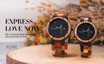 BOBO BIRD Wooden Watch Men Watches Luxury Retro Ebony Wristwatch Timepiece Compass Clock Customize Great Gift Box reloj hombre