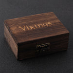 Stainless Steel 2cm Small Thor's Hammer Necklace - Wooden Box as Gift - Viking Necklace