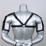 Medieval leather wide waistband brave knight role-playing Viking wristband Halloween Coplay shoulder armor accessory set