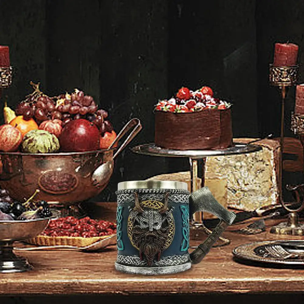 450ml Drinking Gothic Coffee Cup Viking Style Beer Mug Bar Drinking Coffee Cup Large Barrel Beer Mug Gothic Beer Mug Tea Mug