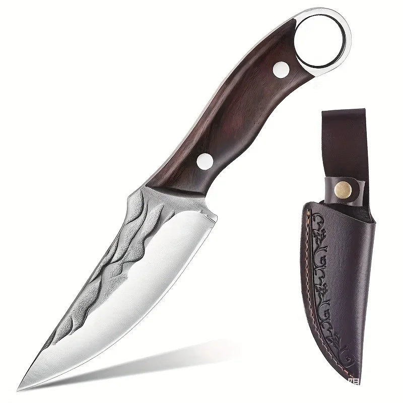 Outdoor small knife, made of mini stainless steel, portable for hiking, a portable and multi-functional emergency knife