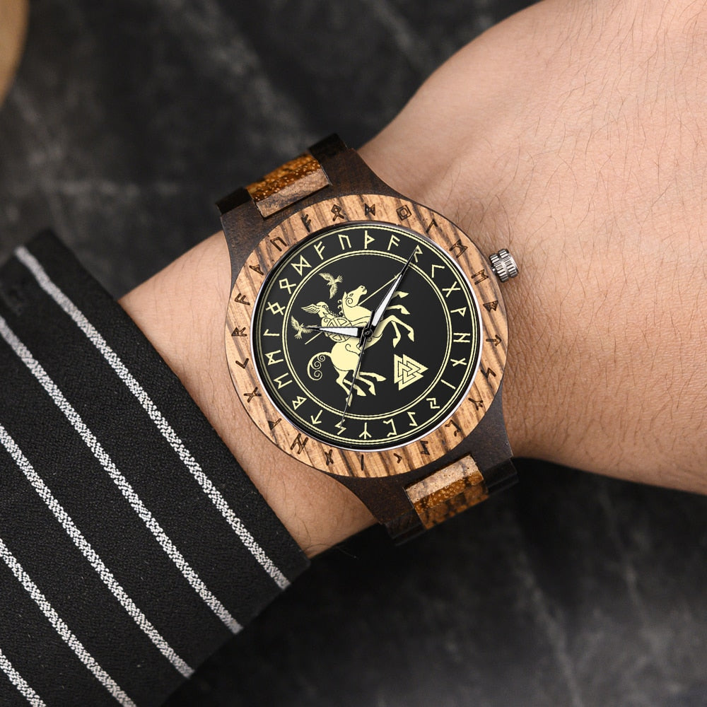 Wooden Viking Watch - Viking Warriors