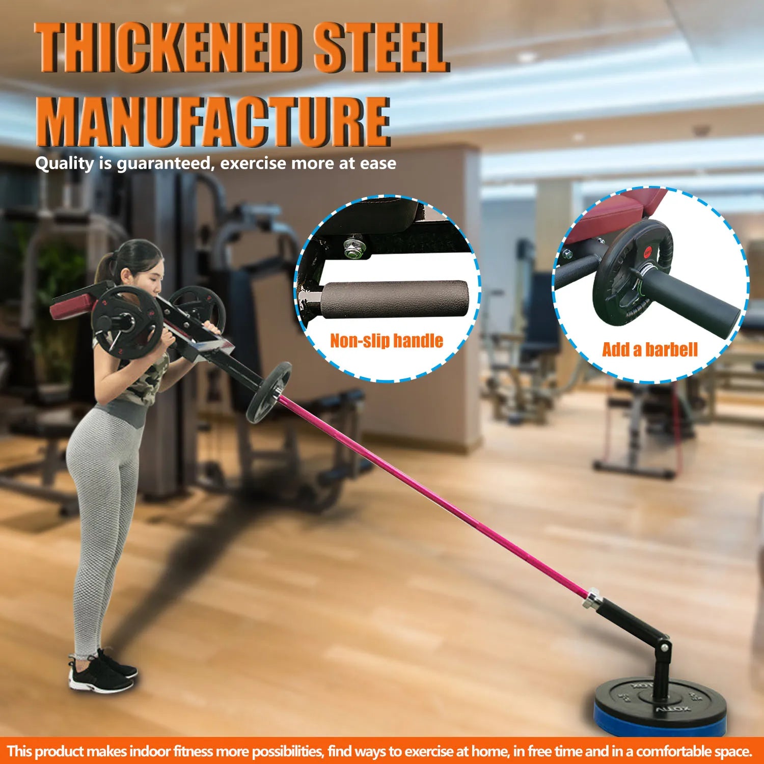 Viking Press Landmine Handle for 2-Inch Barbell, T-Bar Row Attachment Core Strength Training Accessories, Shoulder Press