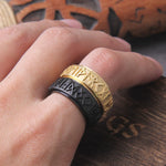 Steel Soldier Viking Rune Ring - Top-Rated Stainless Steel Men's Jewelry with Gift Box